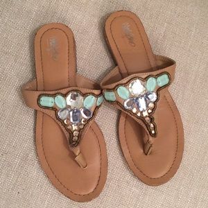 Mossimo beaded sandal